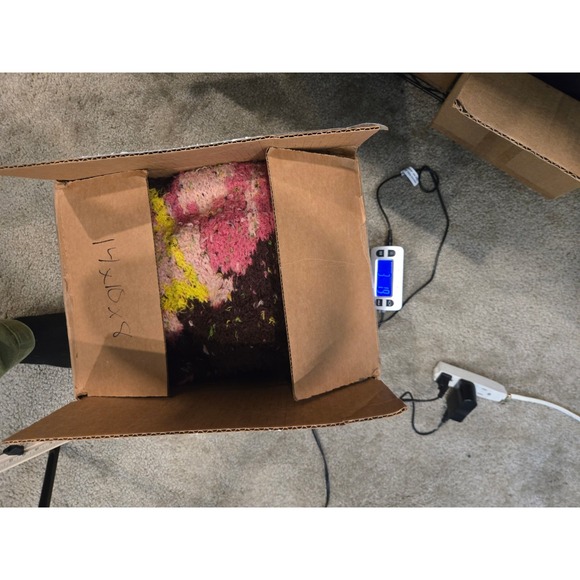 Free People‎ Color Me Cozy Sweater Womens M Confetti Floral Oversized Slouchy - Picture 11 of 11